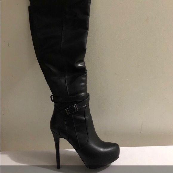 Aldo Shoes Knee High Black Boots Poshmark